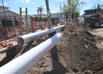 Finaliza la primera etapa de la obra cloacal en el Cerro