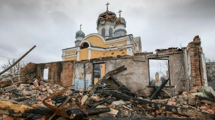 Más de 200 lugares de interés cultural en Ucrania fueron dañados.