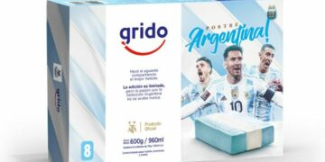 Grido lanzó su nuevo helado en honor a la Selección Argentina