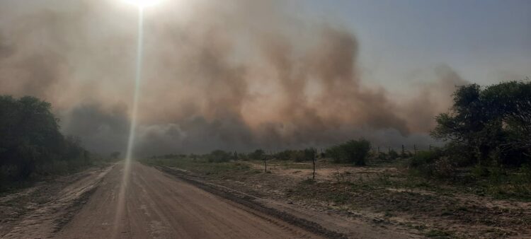 Los fuertes vientos provocaron tres focos de incendio