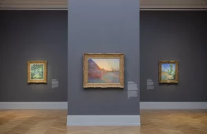 Activistas climáticos vandalizaron con puré una obra de arte de Claude Monet