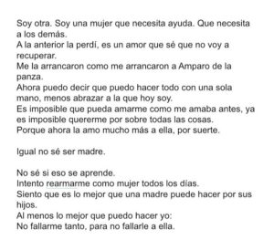 La profunda reflexión de una escritora sobre la maternidad: “No sé ser madre”
