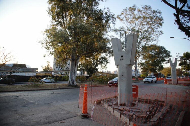 Avanza la obra de la ciclovía elevada en barrio Juniors