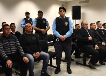 Pasaron a situación pasiva a 10 efectivos por el crimen de Blas