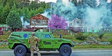 Un comando interfuerzas intervino en el sur y desalojó una comunidad mapuche