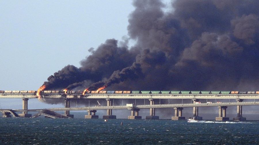 Ucrania y Rusia recrudecen los ataques tras la explosión en el puente de Crimea