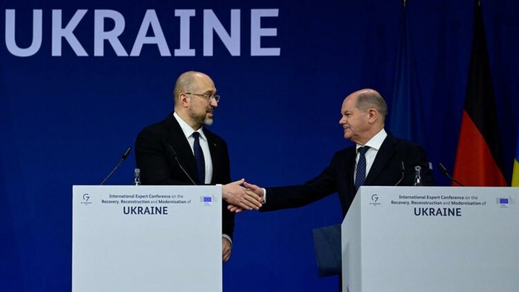 Alemania anunció un Plan Marshall para Ucrania