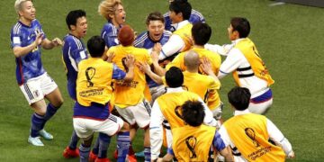Japón protagonizó otra sorpresa mundialista al vencer por 2-1 a Alemania