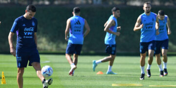 La Selección volvió a entrenar y Scaloni analiza los cambios para enfrentar a México