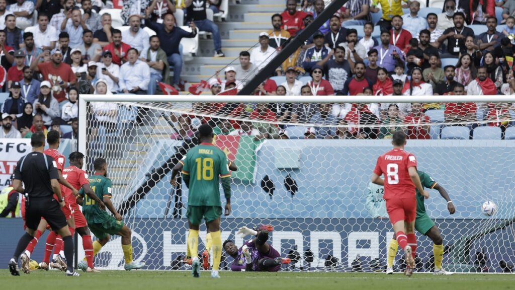En un interesante encuentro, Suiza superó por 1 a 0 a Camerún