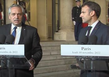 Fernández dijo que con Macron comparten un mirada común «sobre los problemas que el mundo atraviesa»