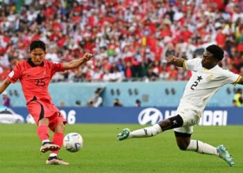 Ghana superó con lo justo a Corea del Sur por la segunda fecha del Grupo H