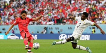 Ghana superó con lo justo a Corea del Sur por la segunda fecha del Grupo H