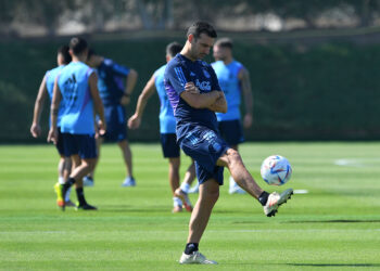 Tras la dura derrota argentina, Scaloni analiza variantes