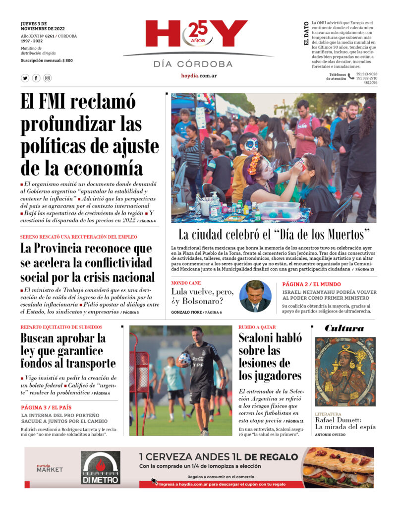 Portada 03.11.2022 Portada 03.11.2022