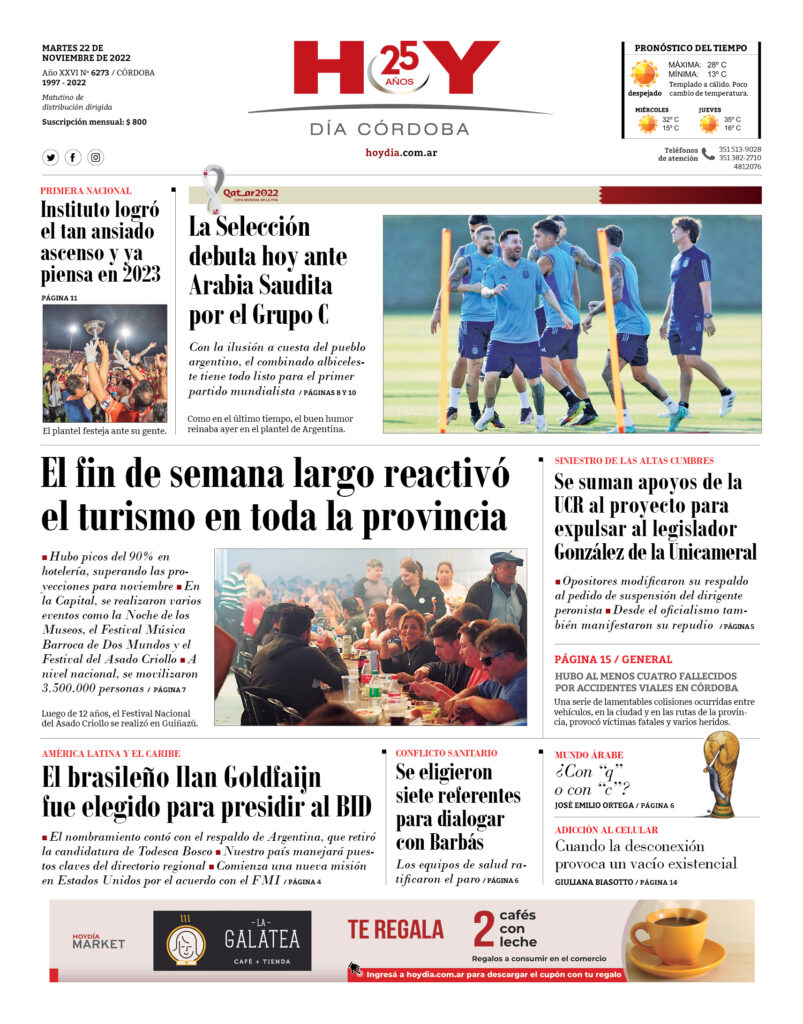 Portada 22.11.2022 Portada 22.11.2022
