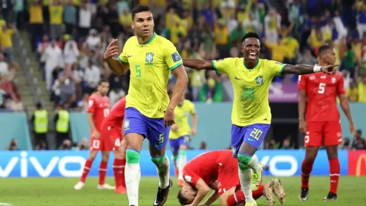 Brasil venció 1-0 a Suiza y se clasificó a los octavos de final