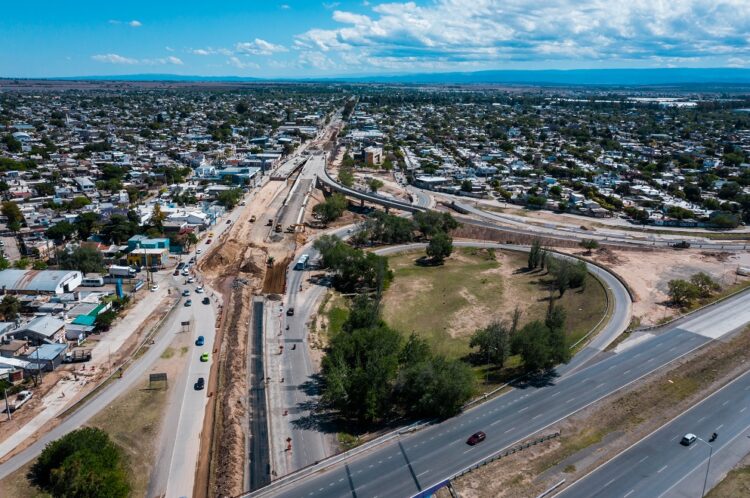Redireccionamientos de tránsito por la obra del altonivel en Circunvalación y Av. Armada Argentina