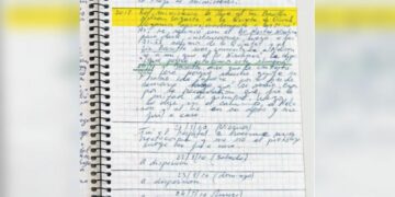 El peritaje de uno de los cuadernos de Centeno asegura que fue escrito «de corrido»