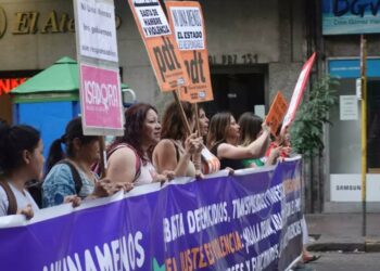 Marcharon contra la violencia machista