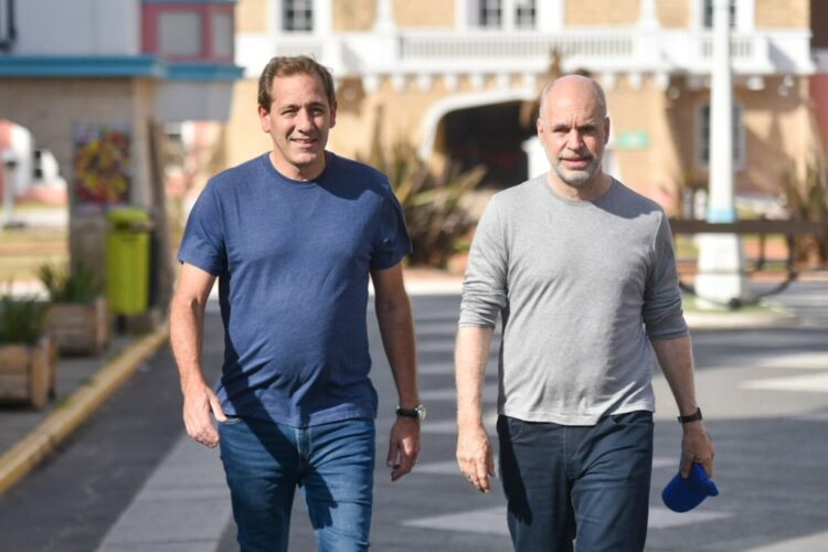 “No hay dudas sobre la unidad de JxC”, dijo Larreta en una recorrida con Garro.
