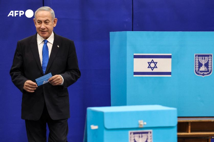 Netanyahu, más cerca de volver al poder tras las elecciones en Israel