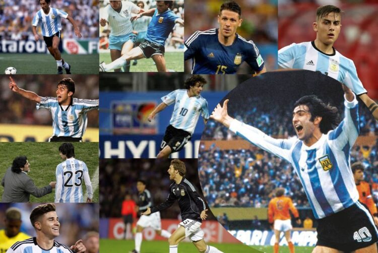 Los 22 futbolistas cordobeses que formaron parte de planteles mundialistas