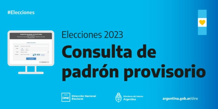 Ya se publicó el padrón provisorio para el 2023