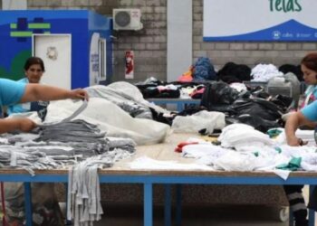 La Municipalidad juntó 10.000 kilos de telas para reciclar