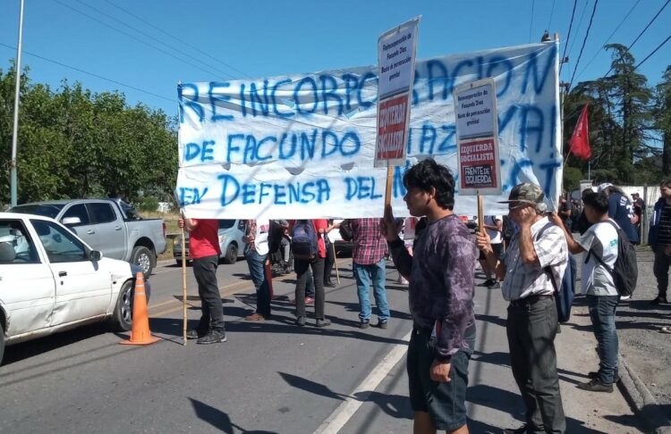 Distintas organizaciones se hicieron presentes en la protesta.