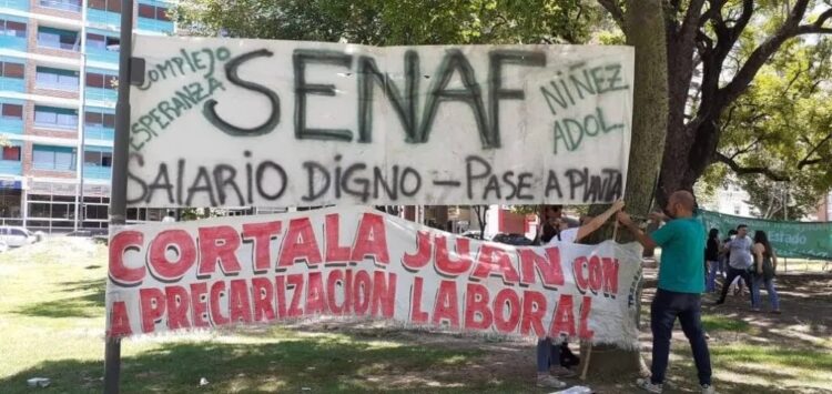 Desde ATE denunciaron un desfinanciamiento en las políticas de niñez.