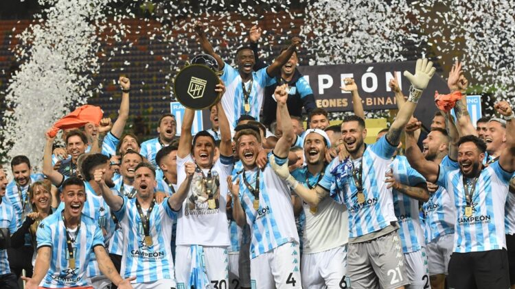 Racing se consagró campeón luego de vencer a Boca en el suplementario