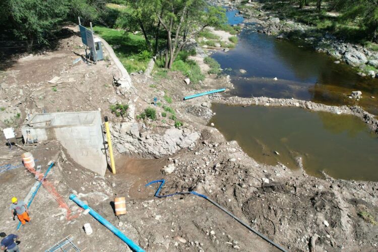 Avanza la ejecución de la obra del Acueducto Punilla Sur
