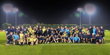 Argentina llevó a cabo la última práctica antes de la final