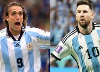 Batistuta y su reacción ante la posibilidad de que Messi se quede con su récord