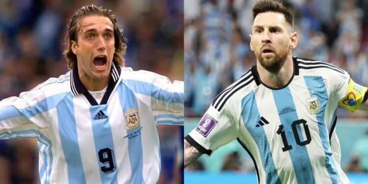 Batistuta y su reacción ante la posibilidad de que Messi se quede con su récord