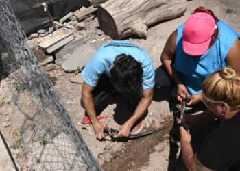 Se realizaron las tareas finales para que 625 vecinos tengan acceso diario al agua potable