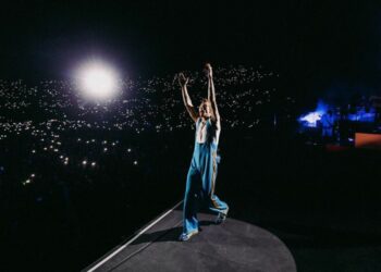 Harry Styles celebró la victoria de Argentina en la previa de su show