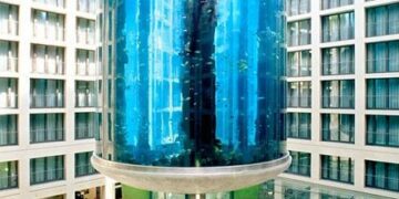 El acuario privado más grande del mundo explotó esta mañana en Berlin
