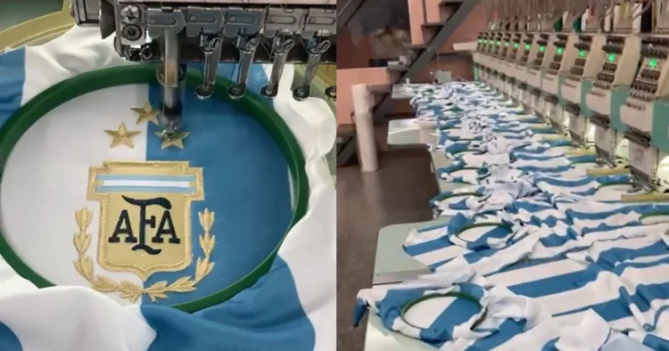 Amplían en Catamarca una empresa textil que confecciona camisetas de la selección