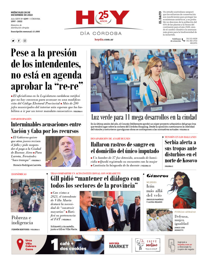 Portada 28.12.2022 Portada 28.12.2022