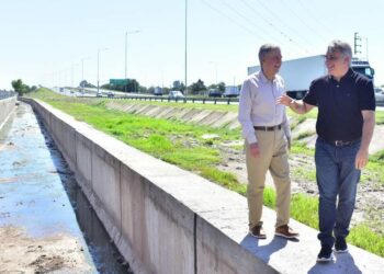 Se inauguró un nuevo canal pluvial en zona sur para evitar inundaciones