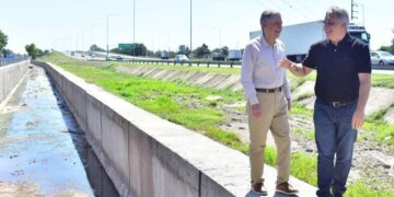 Se inauguró un nuevo canal pluvial en zona sur para evitar inundaciones