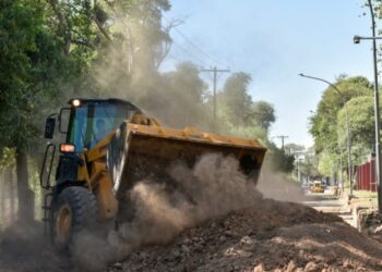 Pavimentan arterias en el sur de la ciudad