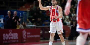 Campazzo debutó en Estrella Roja