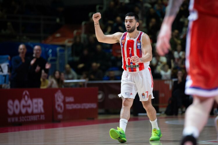 Campazzo debutó en Estrella Roja