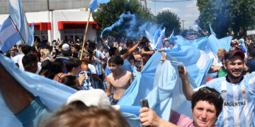 Locura en Calchín, el pueblo de Julián Álvarez