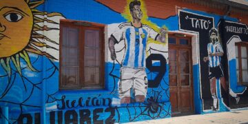 Calchín homenajea a Julián Álvarez, revelación de la Selección