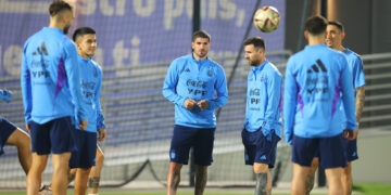 La Selección se volvió a entrenar con la mente puesta en Croacia