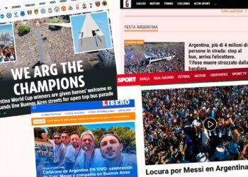 «Fiesta, locura y delirio»: así reflejaron los portales del mundo un nuevo festejo argentino